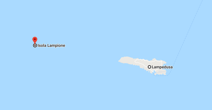 Mappa Isola di Lampione