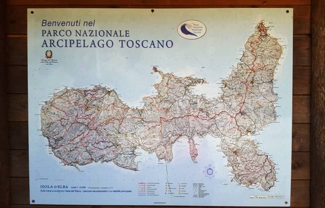 Mappa Isola d'Elba