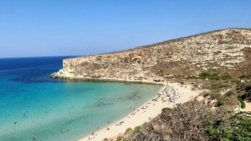 Spiaggia dell'Isola dei conigli Lampedusa